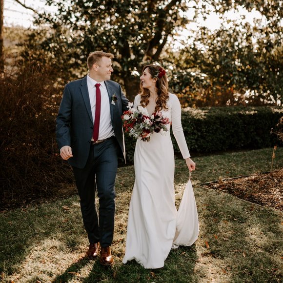 BHLDN Jenny Yoo Karina Wedding Gown Size 4 - Picture 8 of 13